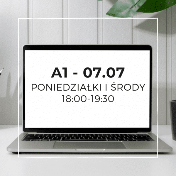 A1 - poniedziałki i środy - 18:00 - 19:30 - Start: 07.07
