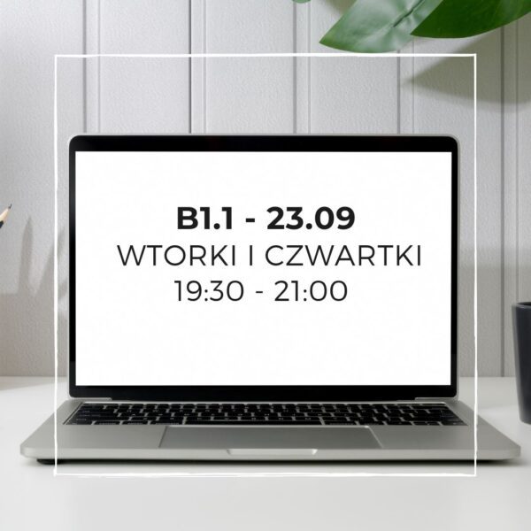 B1.1 Kacper - Raty - wtorki i czwartki - 19:30 - 21:00 - Start: 25.09