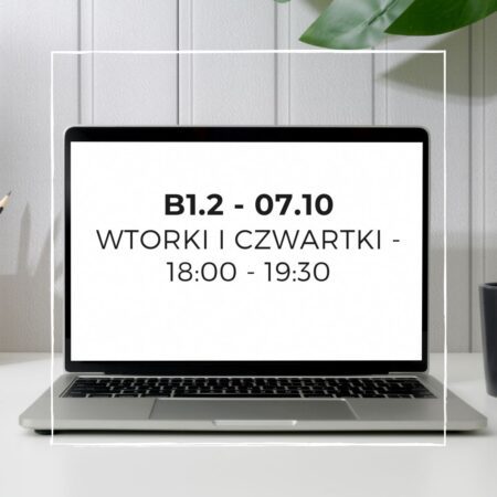 B1.2 - Kacper -wtorki i czwartki - 18:00 - 19:30 - Start: 07.10