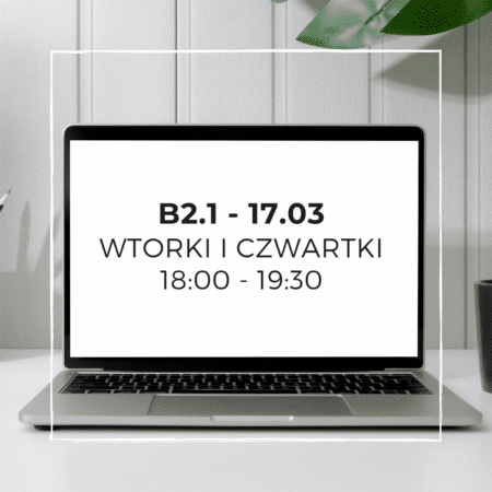 B2.1 - Kacper- raty - wtorki i czwartki - 18:00 - 19:30 start: 17.03
